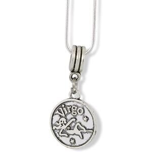 Virgo Astrology Sign Horoscope Necklace Pendant Jewelry